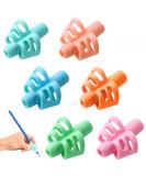 6 pieces of pencil handles for children manuscript pen holder for children handwriting handwriting ergonomic training grip writing tools for toddlers preschoolers children - Buy Online on GoSupps.com