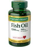 Nature's Bounty Fish Oil 1200 mg - 320 Rapid Release Softgels for Heart Health - Buy Online on GoSupps.com