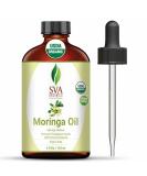 SVA Organics Moringa Oil 4 Oz Organic 100% Pure & Natural Carrier Oil Authentic & Premium Therapeutic Grade Oil for Skin Care  Hair Care  Aromatherapy & Massage Nutty aroma 3.99 Fl Oz (Pack of 1) - Buy Online on GoSupps.com