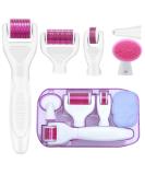 Zitfri 6-in-1 Derma Roller - Microneedling Tool for Body & Facial Care | Anti-Wrinkles Scars and Acne Treatment - Buy Online on GoSupps.com