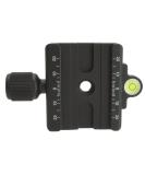 Desmond DAC-60 60mm QR Clamp with 3/8 to 1/4 Adapter, Level, Arca-Swiss Compatible - Buy Online on GoSupps.com