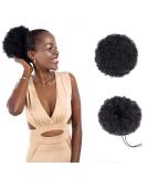 Afro Ponytail Drawstring - Short Curly Hair Extension Updo for Natural Black Hair | 1pc - Buy Online on GoSupps.com