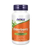 Now Foods Elderberry 500 mg â€“ Vegan Capsules | Immune Support | 60 Count - Buy Online on GoSupps.com