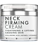 VALITIC Neck Cream - Anti-Aging Tightening & Firming Formula with Hyaluronic Acid Retinol & Vitamin C | Day & Night Cream for Sagging Skin - Buy Online on GoSupps.com