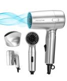 Buy Aigostar Travel Hair Dryer - Foldable Portable 2 Speeds & Safety Protection - Perfect for International Shipping - Buy Online on GoSupps.com