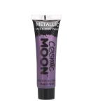 Cosmic Moon Purple Metallic Face & Body Paint - 12ml Water Based Makeup for Adults & Kids - Buy Online on GoSupps.com