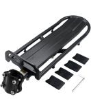 Bike Rear Rack Retractable Aluminum Alloy Bicycle Cargo Rack Mount Max Weight 22lb - Buy Online on GoSupps.com