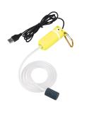Quiet USB Aquarium Air Pump - Mini Portable Oxygen Pump with Accessories | 1.5m Cable Air Stone & Silicone Hose - Buy Online on GoSupps.com