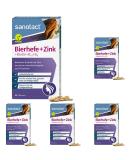 Buy Sanotact Beer Yeast + Zinc for Skin Hair and Nails - Vegan Hair Vitamins with Biotin B12 & B6 - 60 Tablets (5 Pack) - Intensive Beauty Formula - Buy Online on GoSupps.com