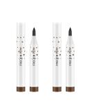 LOKFAR 2 Pcs Freckle Pen Set - Natural Lifelike Fake Freckles Makeup Tool in Dark Brown for Long-Lasting Sunkissed Look | Waterproof Dot Spot Pen - Buy Online on GoSupps.com