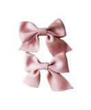 2pcs Hair Bows Alligator Clips Barrettes Alligator Hair Clips Hair Accessories Bowknot Barrette Small Non-slip Bow Hair Clips Fashion Cute Ponytail Barrettes for Teens Wear Clips (pink) 5 - Buy Online on GoSupps.com