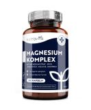 Buy Nutravita Magnesium Complex 240 Capsules - 400mg Daily Dose - Vegan High-Dose Formula with Citrate Bisglycinate & More - International Shipping Available - Buy Online on GoSupps.com