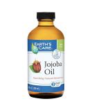 Earth s Care 100% Pure Jojoba Oil - Cold Pressed Natural Moisturizer for Hair Skin & Nails - 8 FL OZ | Shop Internationally - Buy Online on GoSupps.com