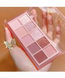 Go Ho 10 Colors Eyeshadow Palette,Matte&Glitter Eyeshadow Makeup,Pink Eye Black Pink Eyeshadow Shades,Naturing-Looking,High Pigment Waterproof Eye Shadow Palette,03 03 Colors Rose Pink Style - Buy Online on GoSupps.com