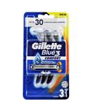 Buy Gillette Blue 3 Disposable Razors with Aloe Lubricating Strip | International Shipping Available - Buy Online on GoSupps.com