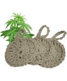 100% Hemp Face Scrubbers Set of 3 | Hand Crocheted in USA | Eco-Friendly Reusable & Compostable - Buy Online on GoSupps.com
