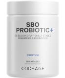 CodeAge Digestion SBO Probiotic+ 50 Billion CFU - 90 Capsules for Gut Health - Buy Online on GoSupps.com
