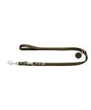 HUNTER Adjustable Olive Leather Dog Leash | Durable & Supple | 1.6 x 200 cm | International Shipping - Buy Online on GoSupps.com