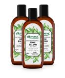Alkmene Hair Balm with Organic Nettle - Vegan Hair Care for Sensitive Scalp & Fine Hair - 3-Pack (750 ml) | No Silicones Parabens Mineral Oil SLS & SLES - Buy Online on GoSupps.com