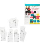YICBOR Quilting Rulers and Templates - Quick-Trace Doll Fashions Wardrobe Basic Set - 5 Durable Plastic Patterns - Buy Online on GoSupps.com