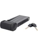 Fischer PROTEC FKS85 Soft-Touch Folding Bicycle Lock | 85 cm 2 Keys Black | Secure International Shipping - Buy Online on GoSupps.com