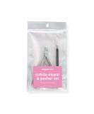 Amazon Basics Cuticle Nipper and Pusher Set - Premium Nail Care Tools - Buy Online on GoSupps.com