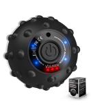 Vulken Acuspher Massage Ball - High Intensity 4-Speed Muscle Relief & Plantar Fasciitis Treatment | Myofascial Relaxation & Foot Massage Roller (Black) - Buy Online on GoSupps.com