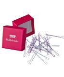 30-Pack Hair-Like Loved Bobby Pins Clips | White Pink & Purple | 5cm with Pink Storage Box - Perfect for All Hair Types - Buy Online on GoSupps.com