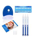 TTeeth Whitening Kit 3 3ml Whitening Gel Pen with Professional LED Light Reduce Sensitive Teeth Whitening Kit Remove Stains Whiten Teeth Quick Resultsner Kit White Teeth for Fast Result - Buy Online on GoSupps.com