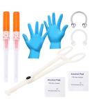 QWALIT Nose Piercing Kit: Nose Rings, Gun, Needles, Silver & Gold - C1-16g Titanium Septum - Buy Online on GoSupps.com