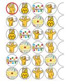 24x Pudsey Children In Fundraising Mix 1 .5" (3.8cm) PRE-CUT PREMIUM RICE PAPER Edible Cake Toppers - Buy Online on GoSupps.com