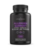 Livingood Daily Allergen Support Capsules - Natural Seasonal Allergy Relief - Buy Online on GoSupps.com