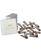 HAARallerliebst Small Hair Clips (20 Pcs) - Brown 3.9cm with White Storage Box | Perfect for International Shipping - Buy Online on GoSupps.com