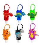 VHOPMORE 6Pcs Kids Travel Hand Sanitizer Bottles with Keychain Holder - Dinosaur Design, 30ml Leak Proof Refillable Containers - Buy Online on GoSupps.com