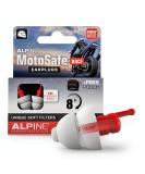 Alpine MotoSafe Race Reusable Motorcycle Ear Plugs for Wind Noise Reduction - Ultra Soft Comfort Filter Hearing Protection for Motorbike Touring & Racing - Hypoallergenic Riding Earplugs, 1 Pair - Buy Online on GoSupps.com