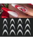 Shop C12rtive 60-Piece Dual-Nail Shape Stickers for French Manicure - Silicone Nail Forms for Gel Extensions & Quick Structure - Buy Online on GoSupps.com