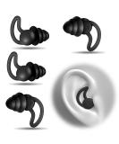 2 Pairs of Ultra Soft Silicone Noise-Reducing Earplugs for Sleeping Work Travel & More - Reusable Earplugs for Ultimate Comfort - Buy Online on GoSupps.com