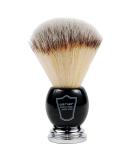 Parker Deluxe Synthetic Silvertip Shaving Brush - Black & Chrome Handle - Buy Online on GoSupps.com