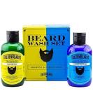 Beard Shampoo and Conditioner Set - Handmade in Denmark | 100ml Each for Perfect Beard Care - Buy Online on GoSupps.com
