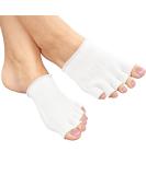 Women's Gel Toe Separator Socks - 1 Pair Large Gel Toe Separators for Pedicure - Compression Socks with Gel for Toe Care - Open Toe Half Socks for Joyful Feet - Buy Online on GoSupps.com