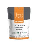 Just Jaivik 100% Organic Amla Powder - USDA Certified - 227g/8oz - Indian Gooseberry - Buy Online on GoSupps.com
