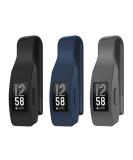 EEweca 3-Pack Clip for Fitbit Inspire or Inspire HR Holder Accessory  Black + Midnight Blue + Gray (not for Inspire 2) - Buy Online on GoSupps.com