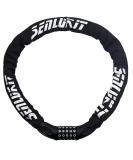 High-Security Bicycle Lock with Combination Code - Durable Chain Lock for Bikes Motorcycles Doors & Gates (Black) - Buy Online on GoSupps.com