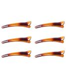 Numblartd Duck Beak Hair Clips for Women - Brown Plastic Non-Slip Hairdressing Accessories | 9.5 cm Crocodile Clips for Salons & DIY - Buy Online on GoSupps.com