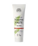 Urtekram Organic Tea Tree Toothpaste - Fluoride-Free 75 ml | Natural Oral Care - Buy Online on GoSupps.com