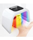 SalonDepot LED Face Mask - 7 in 1 Color Light Therapy for Home Skin Care & Beauty Treatment - Buy Online on GoSupps.com