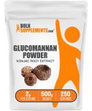 BULKSUPPLEMENTS Glucomannan Powder 500g - Konjac Root Extract Fiber Supplement | Soluble & Gluten Free - Buy Online on GoSupps.com