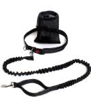 igadgitz home U6990 - Stretchy Dog Running Lead Dog Walking Belt Hands Free Dog Lead with Waistband and Drawstring Carry Bag - Black - Buy Online on GoSupps.com