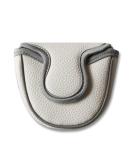 Golf Mallet Putter Cover Headcover with Magnetic Closure - White for Scotty Cameron, Taylormade, Odyssey 2 Ball - Big Teeth - Buy Online on GoSupps.com