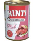 Buy RINTI Kennerfleisch Veal 24 x 400g - Premium Quality Dog Food for International Shipping - Buy Online on GoSupps.com